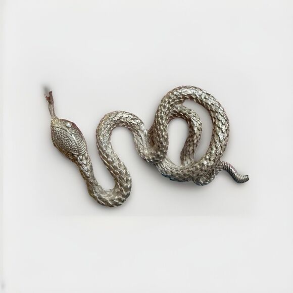 Cathedral pewter Other - Vintage Signed Cathedral Pewter Snake Figurine’s